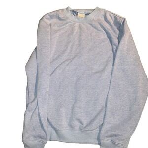 BLAIR Better Than Basic Vintage Heathered Sweatshirt - Size S Light Blue